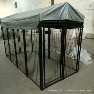 Venta al por mayor de China, malla de alambre soldada con autógena, jaula grande para perros / perreras para perros / paneles de valla para perros